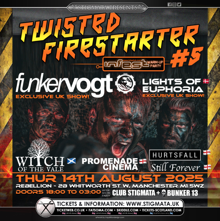 TWISTED FIRESTARTER # 5 – REBELLION MANCHESTER
