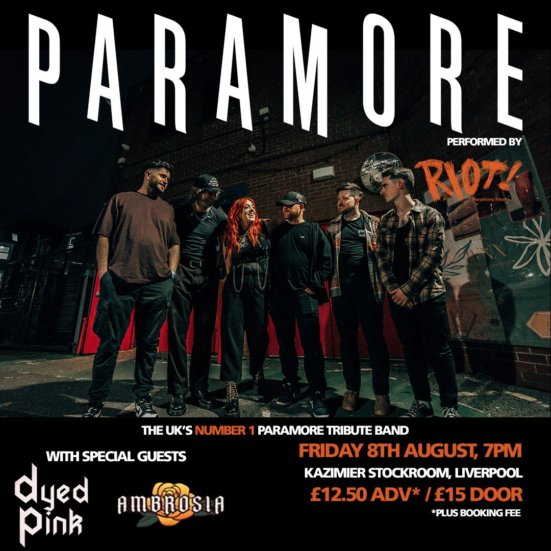 RIOT (PARAMORE TRIBUTE) LIVE AT KAZIMIER STOCKROOM