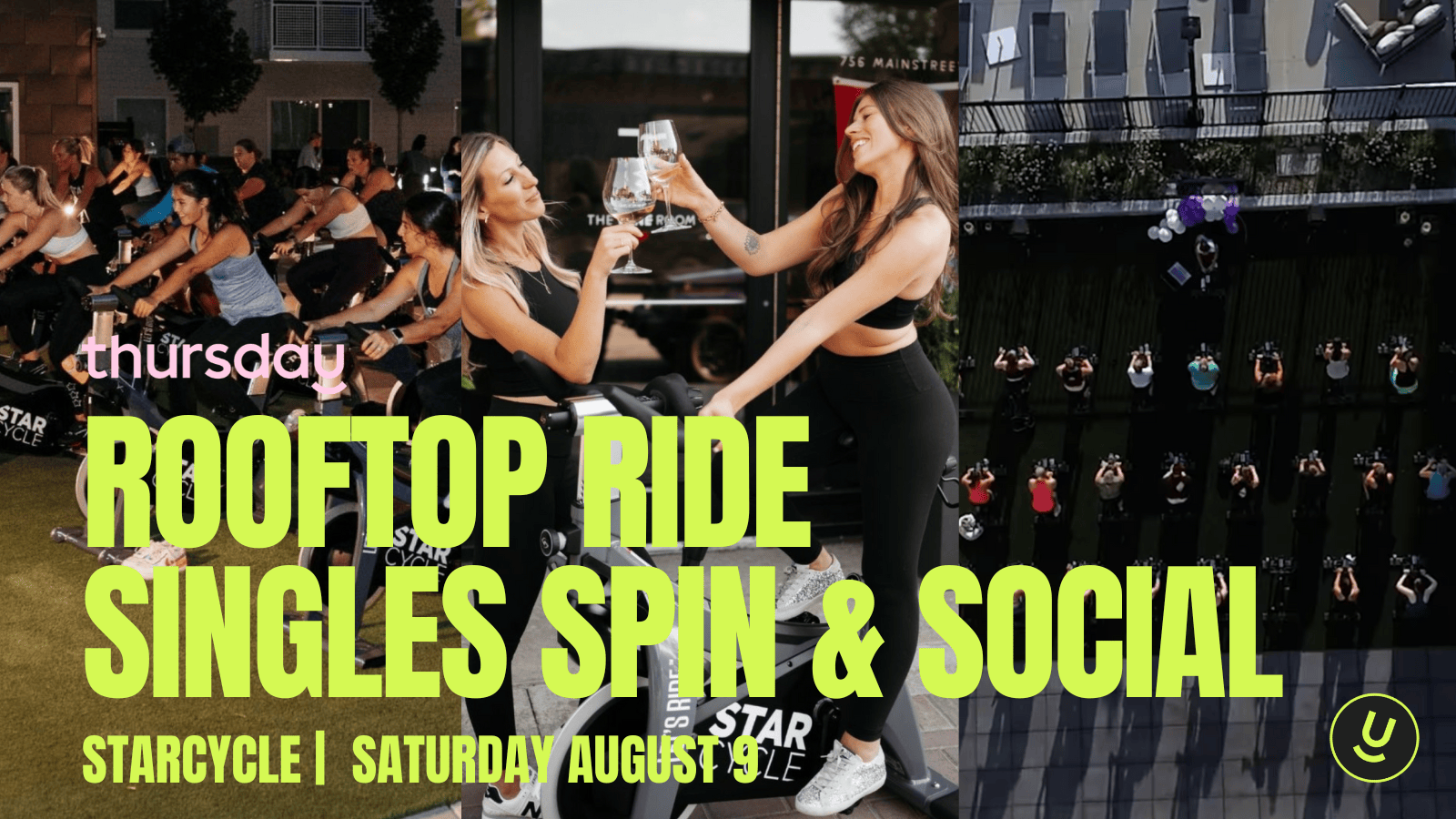 Saturday | 🚲 Rooftop Ride: Singles Spin & Social @ STARCYCLE 💫