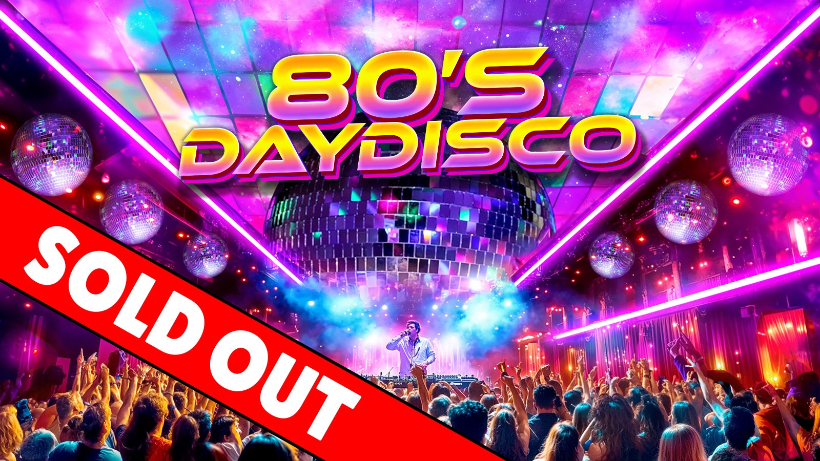 80s Day Disco: Glasgow 🪩 SOLD OUT ❌