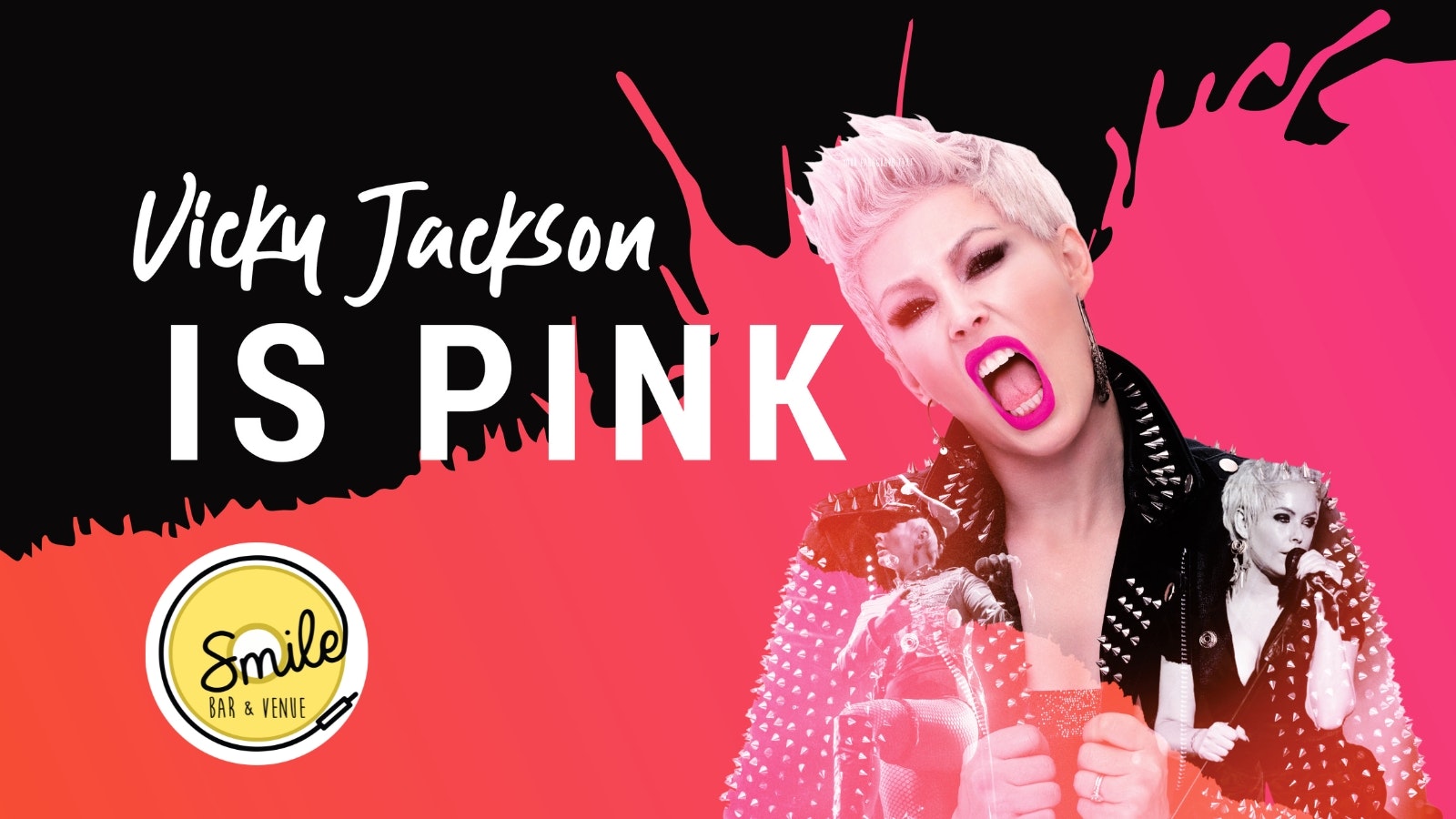 Vicky Jackson  is PINK