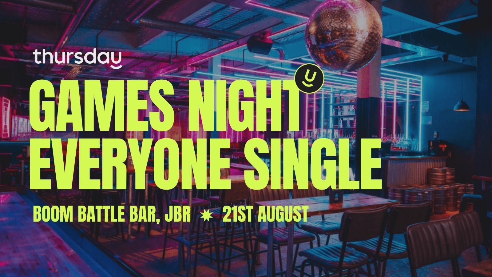 THURSDAY | BOOM BATTLE BAR | JBR