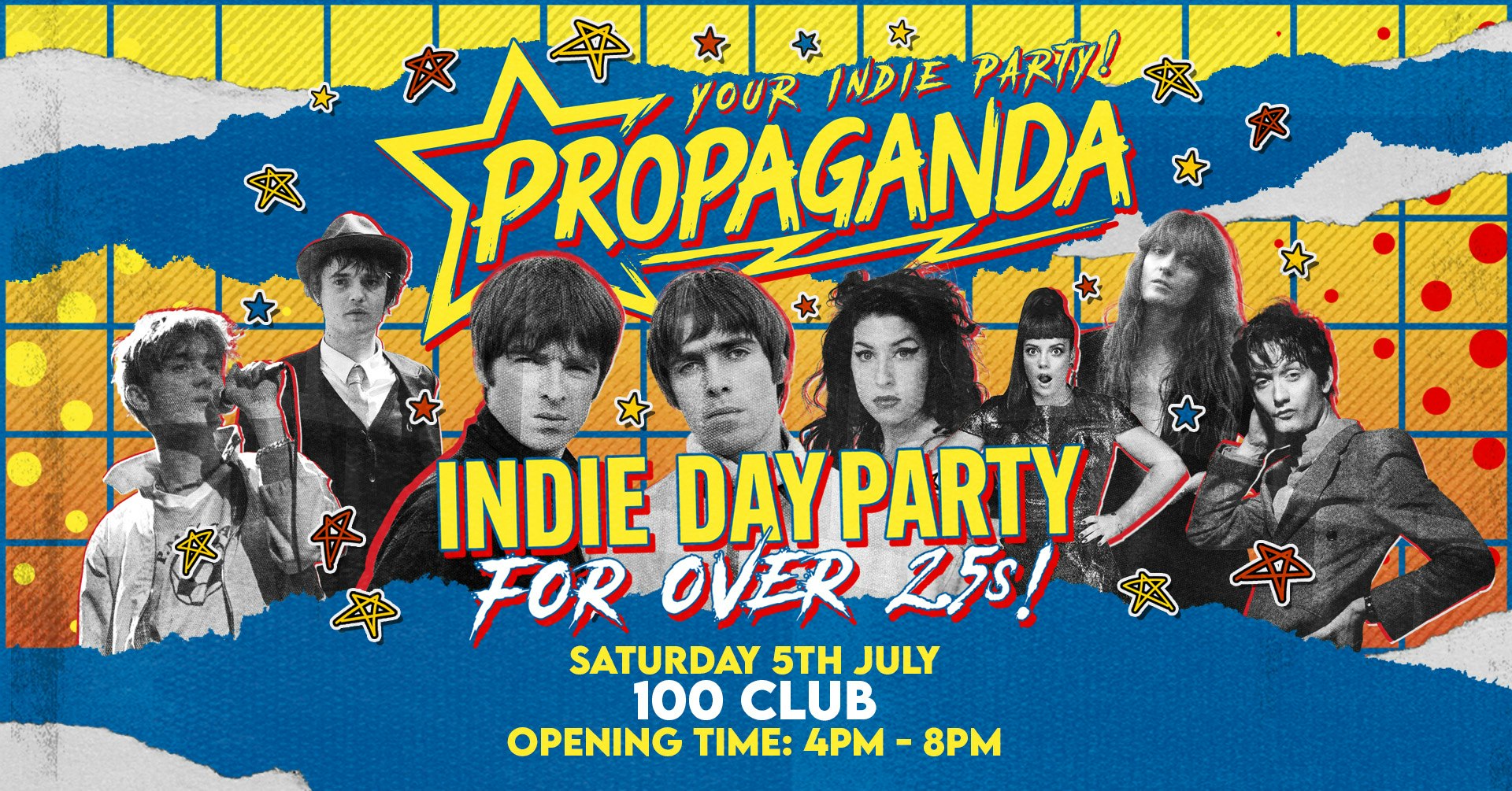 TODAY – Propaganda – Indie Day Party for Over 25s – London!
