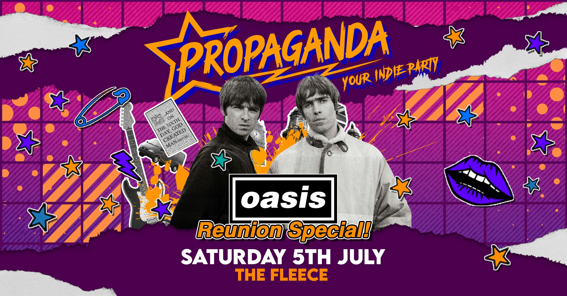 TONIGHT! Propaganda Bristol – Oasis Reunion Party!