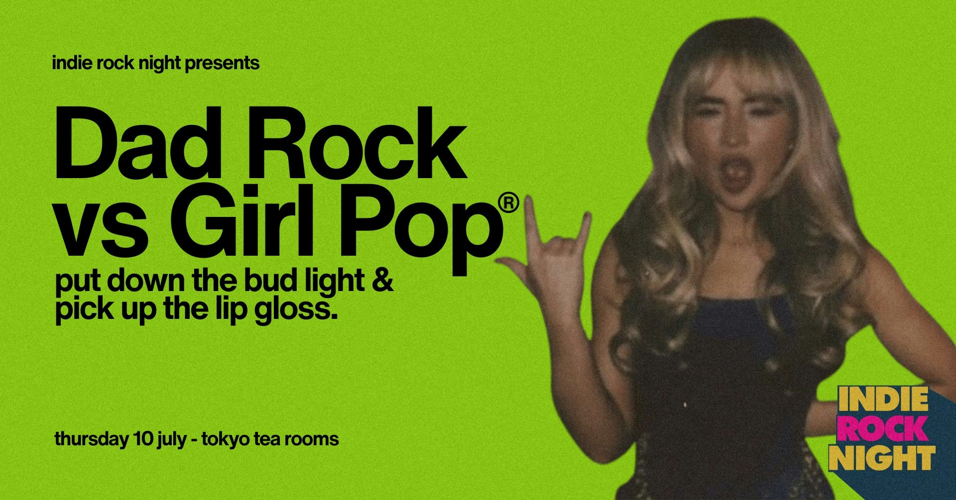 Indie Rock Night ∙ DAD ROCK VS GIRL POP *22 £5 TICKETS LEFT*