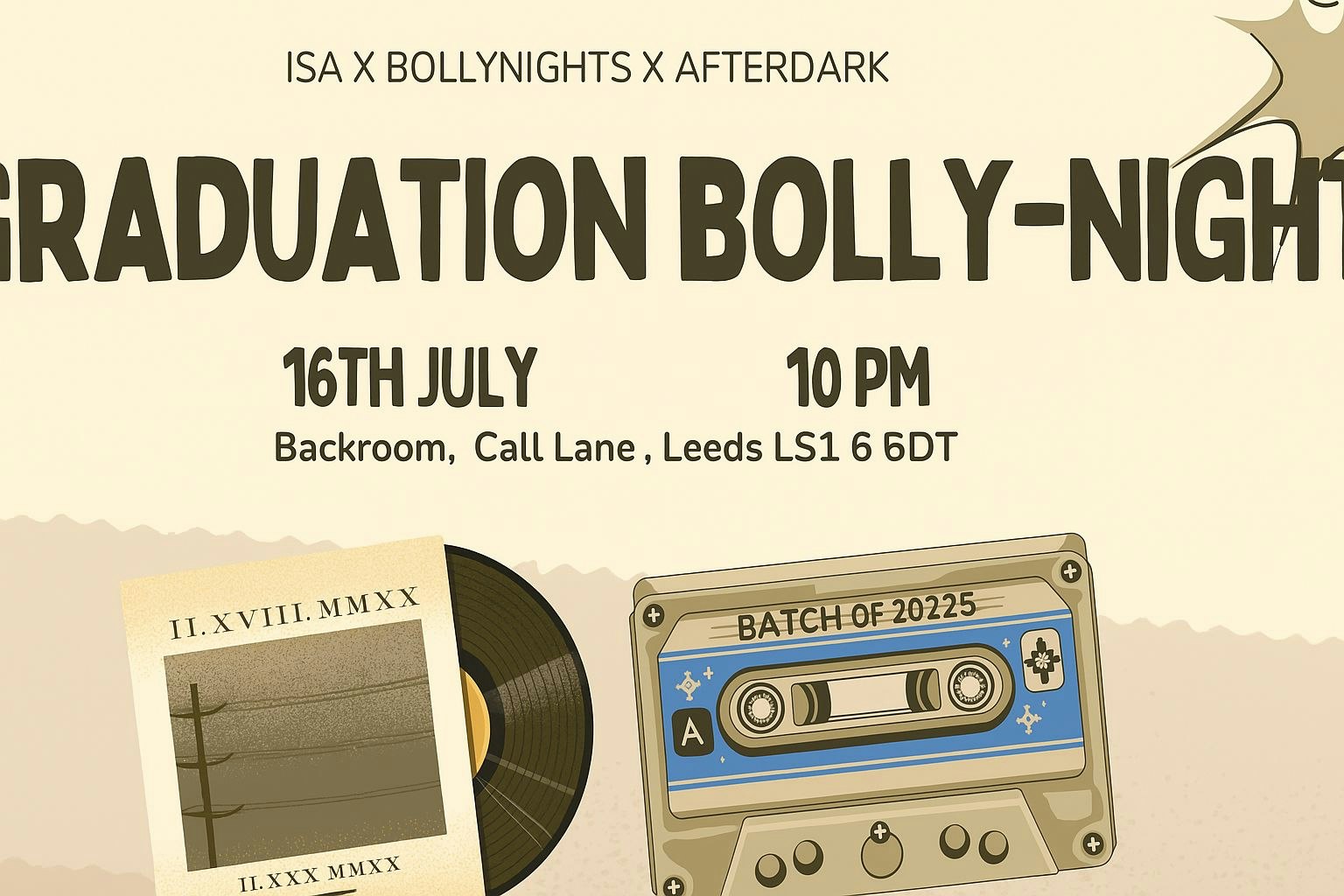 Leeds Graduation Bolly-Night