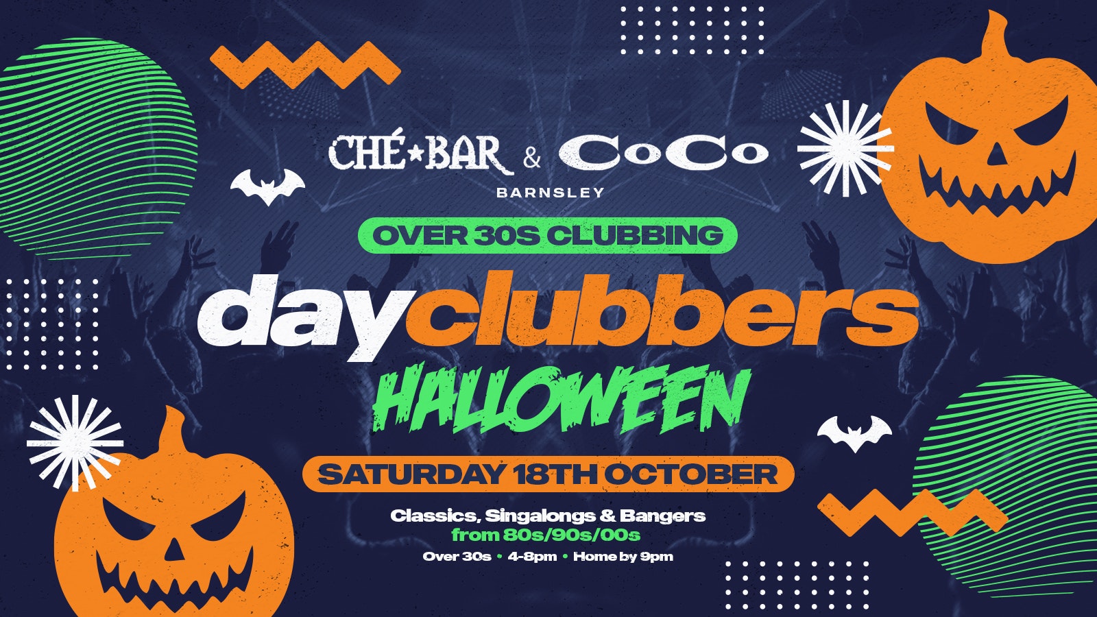 BARNSLEY | DayClubbers – The Halloween Special! 🎃