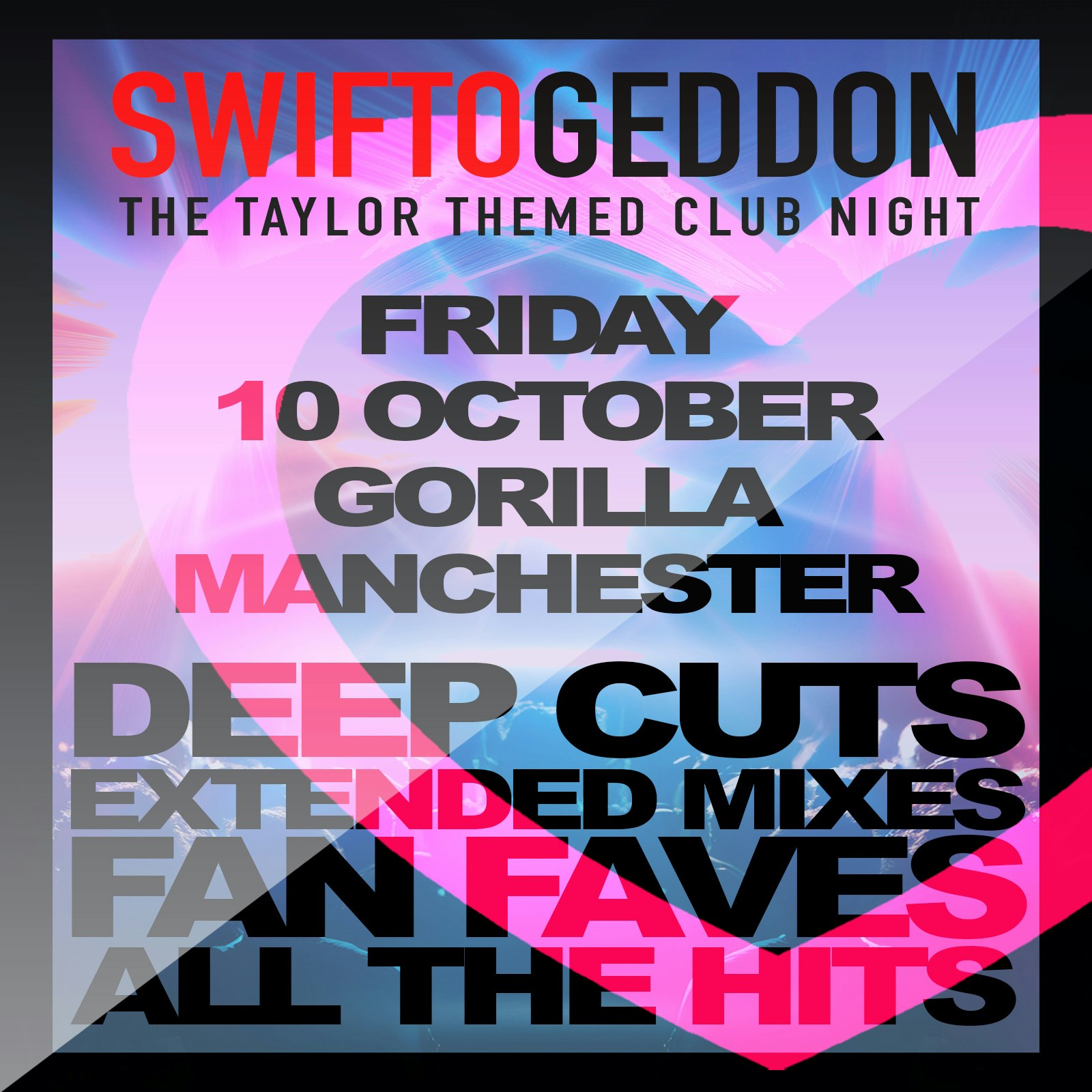 Swiftogeddon – The Taylor Themed Club Night