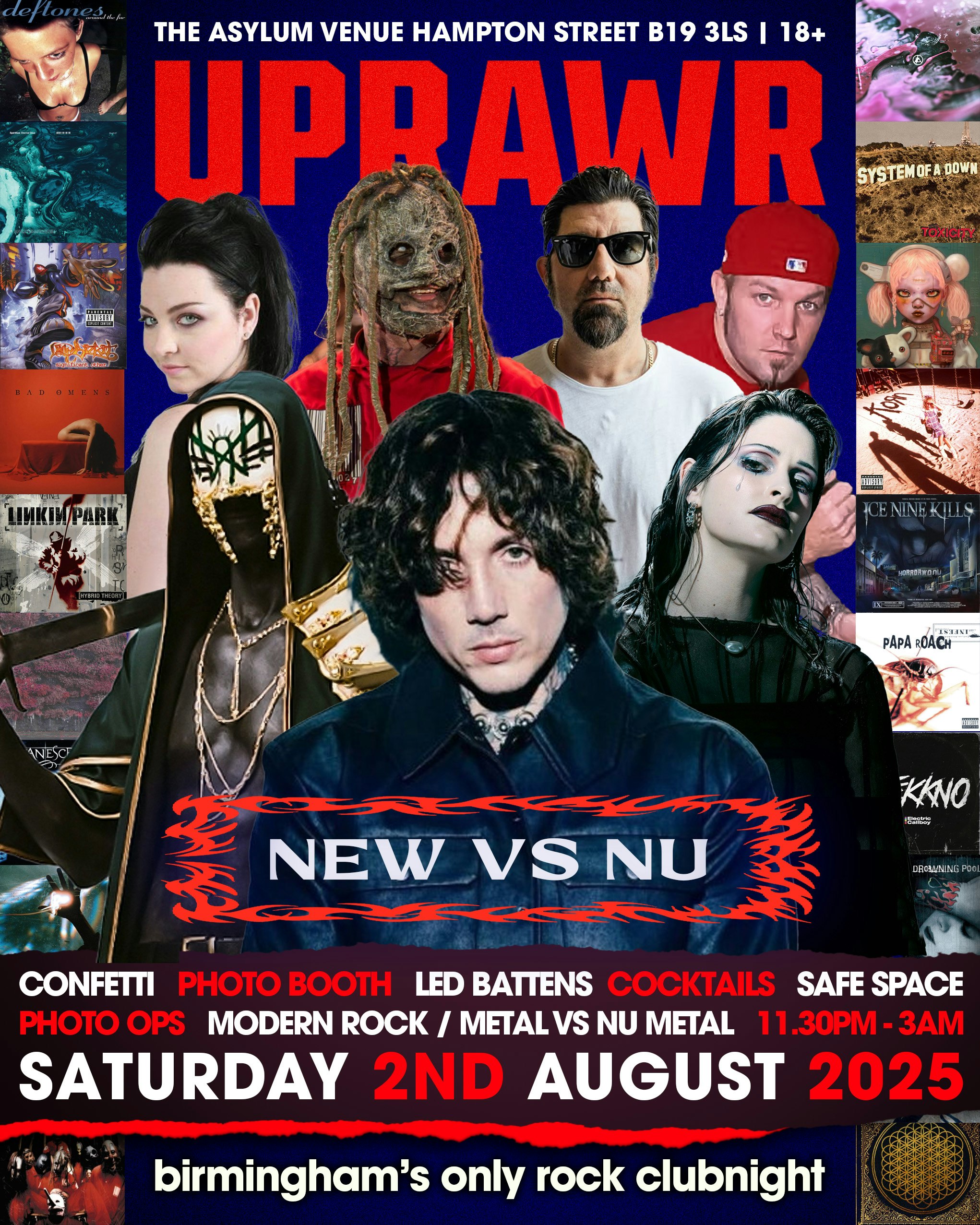UPRAWR: New vs Nu Metal Clubnight (Final Release Tickets Now On Sale)