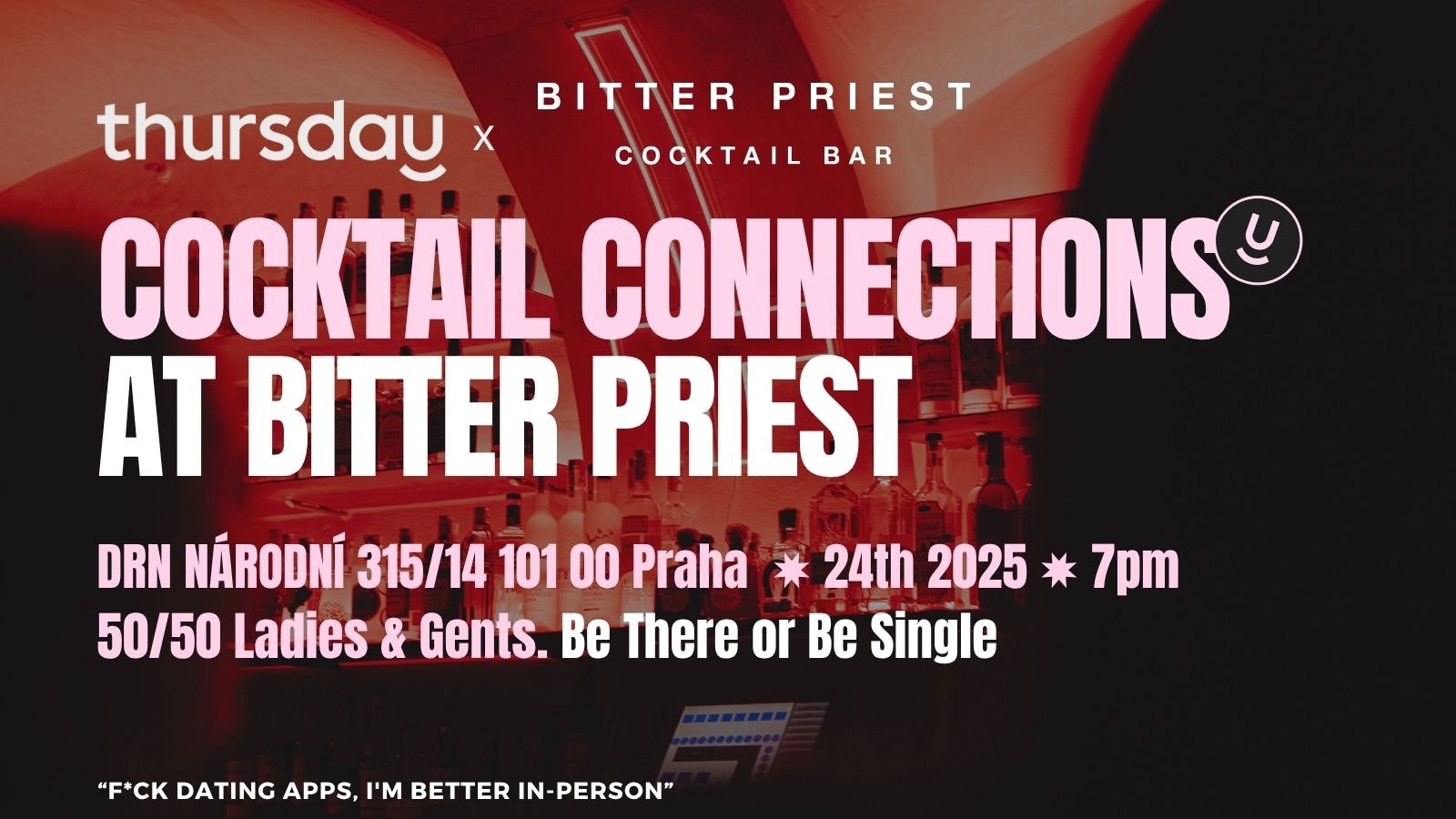 Thursday | Cocktails & Connections | Bitter Priest
