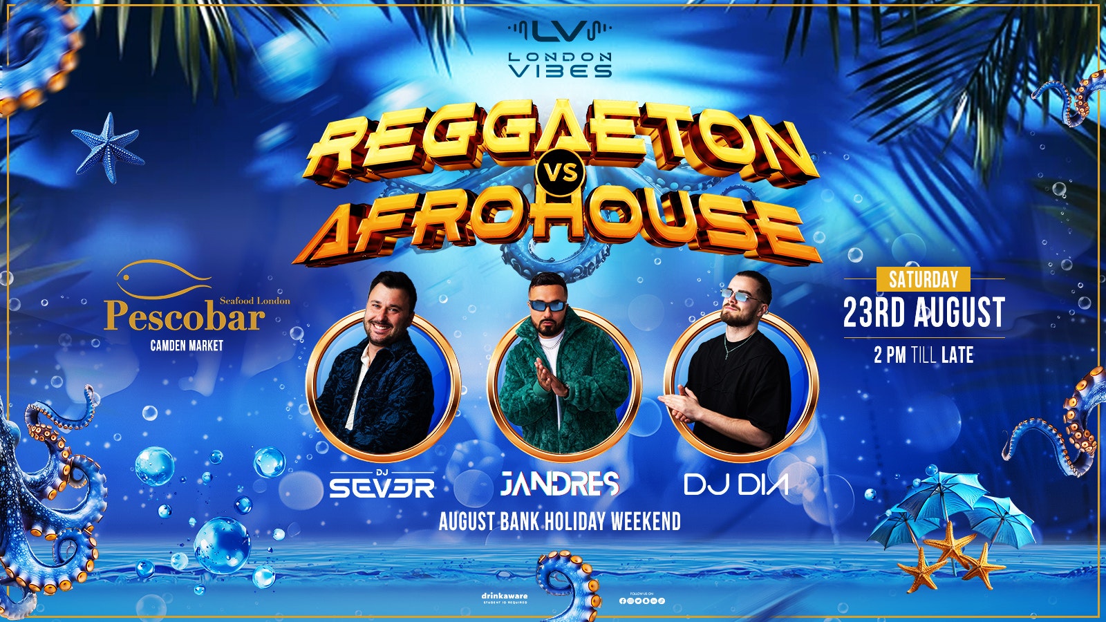 Reggaeton VS AfroHouse – Pescobar Street London