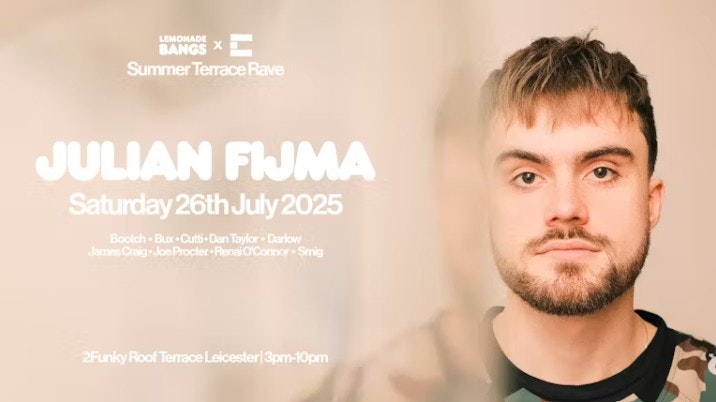 Lemonade Bangs x Concord: Summer Terrace RAVE w/ Julian Fijma
