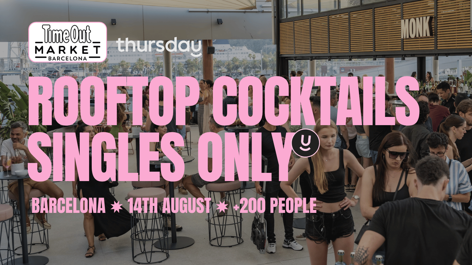 Thursday | Rooftop & Sunset Drinks | Barcelona