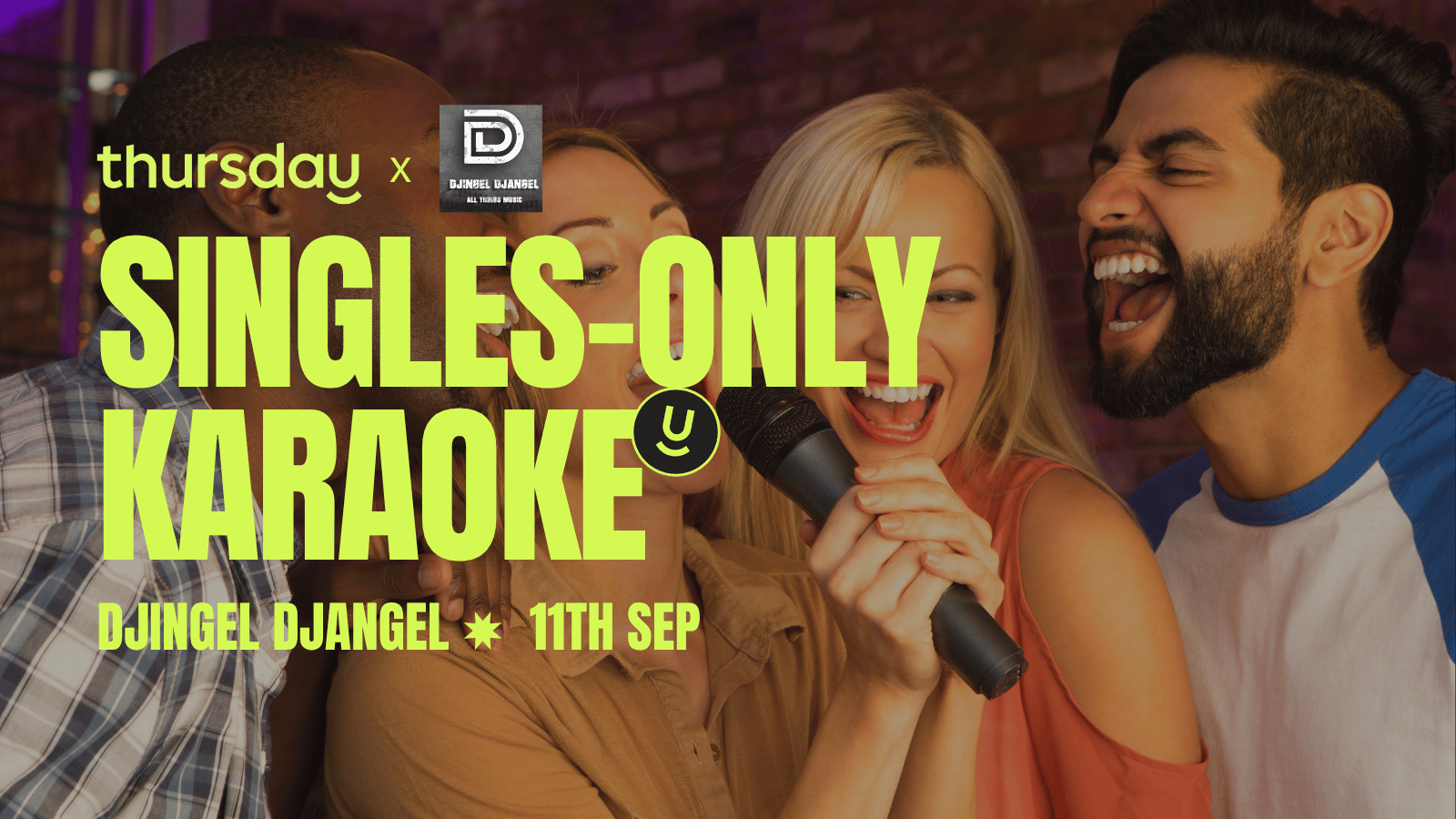 Thursday | Singles Karaoke Evening at Djingel Djangel | Antwerp