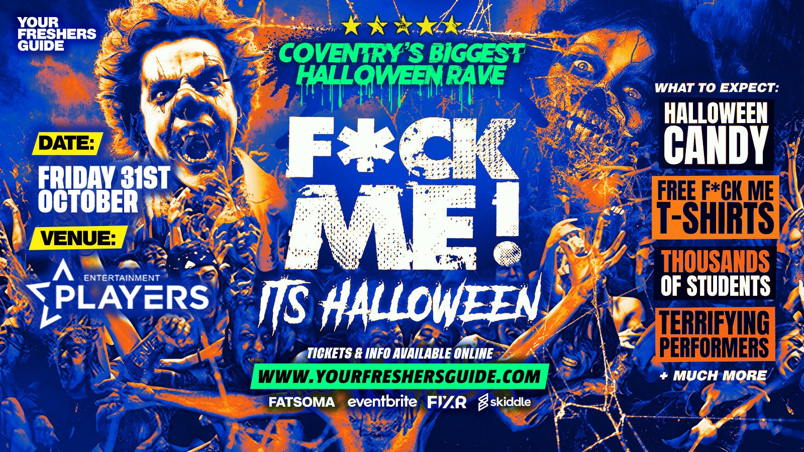 F*CK ME It’s Halloween | Coventry Freshers 2025 & Warwick Freshers 2025