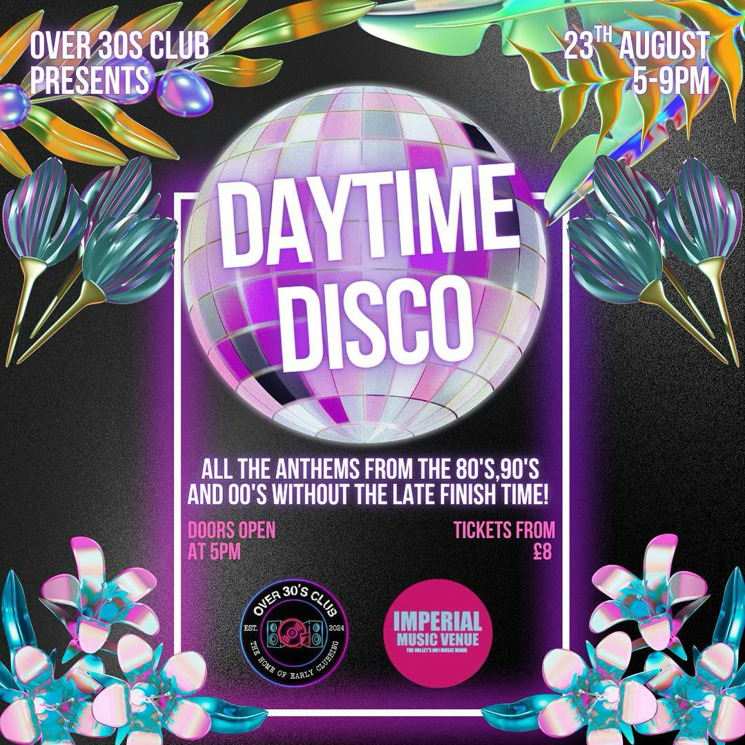 Over 30s Daytime disco