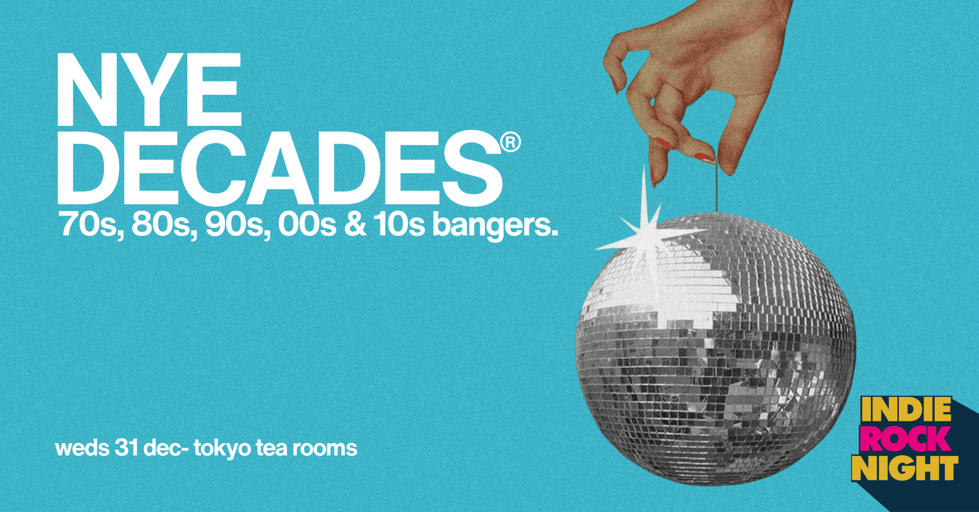 Indie Rock Night ∙ NYE DECADES | Canterbury New Years Eve Party