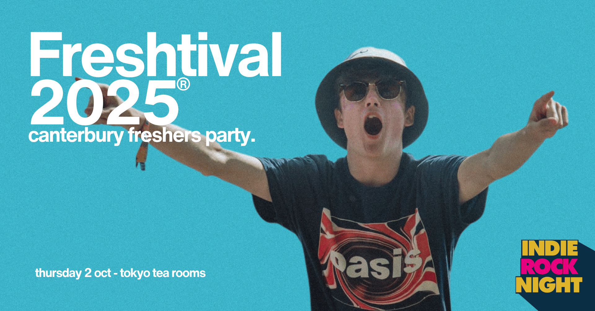 Indie Rock Night ∙ FRESHTIVAL 2025 | Canterbury Freshers Party *9 £4 TICKETS LEFT*