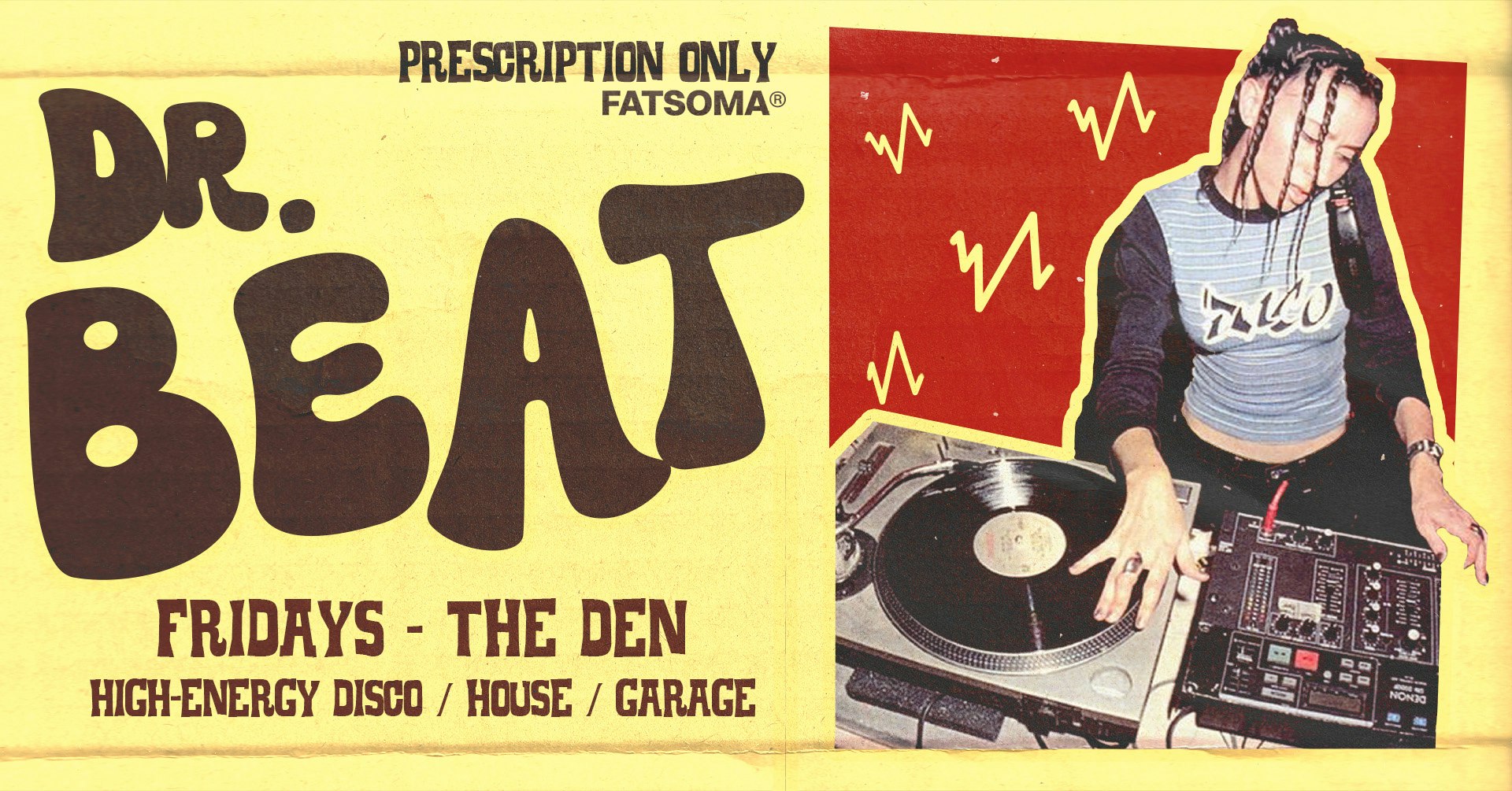 💉🎶 DR. BEAT – EVERY FRIDAY 🎶💉 2 INTIMATE MUSIC SPACES @ THE DEN / FRIDAY FRESHERS TOUR EVENT 10 | NORTHUMBRIA FRESHERS WEEK