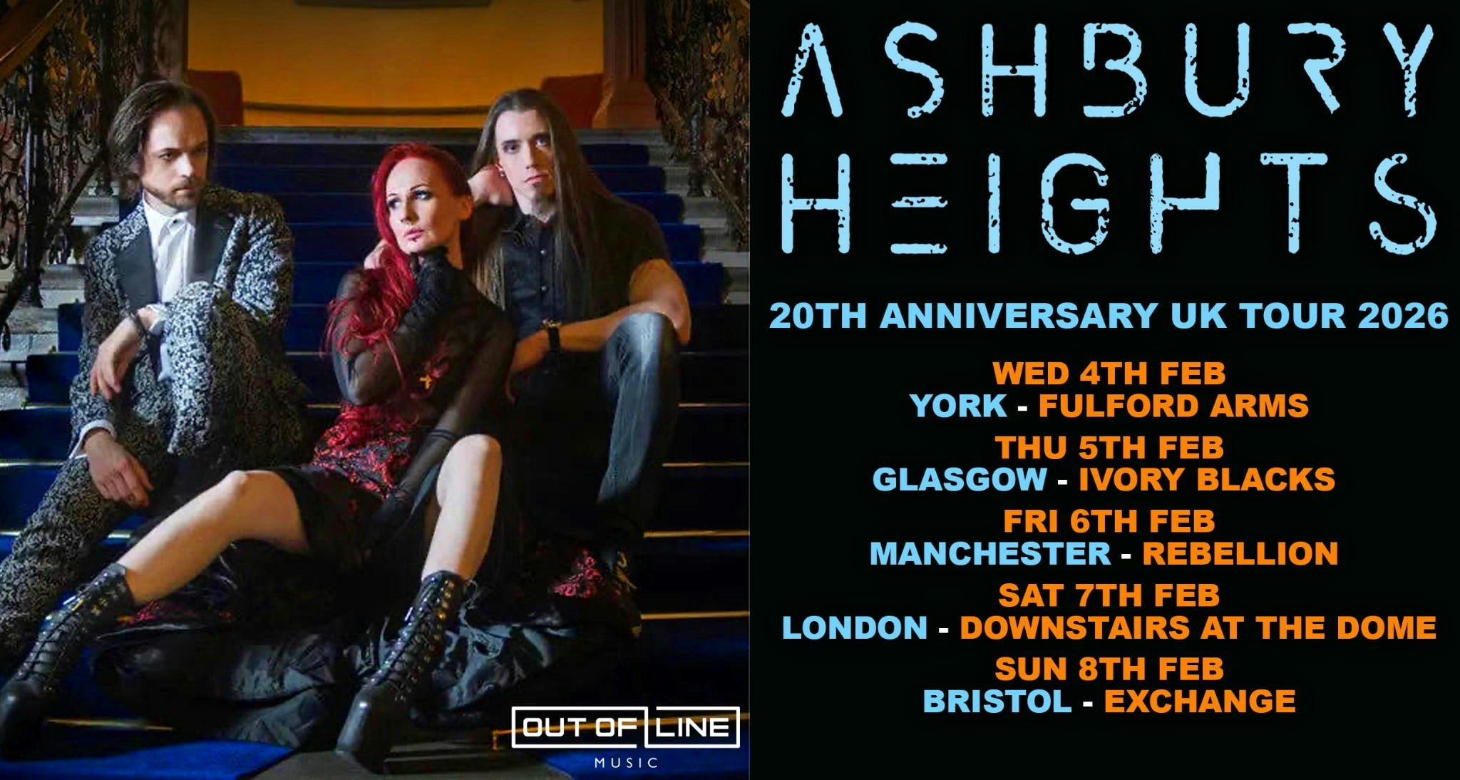 ASHBURY HEIGHTS  20th Anniversary 2026 UK Tour | Bristol