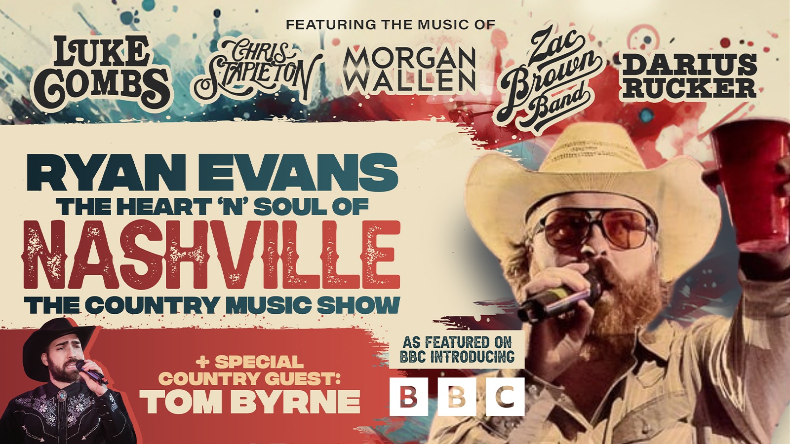 🤠 Nashville Country Show starring Ryan Evans and his live band