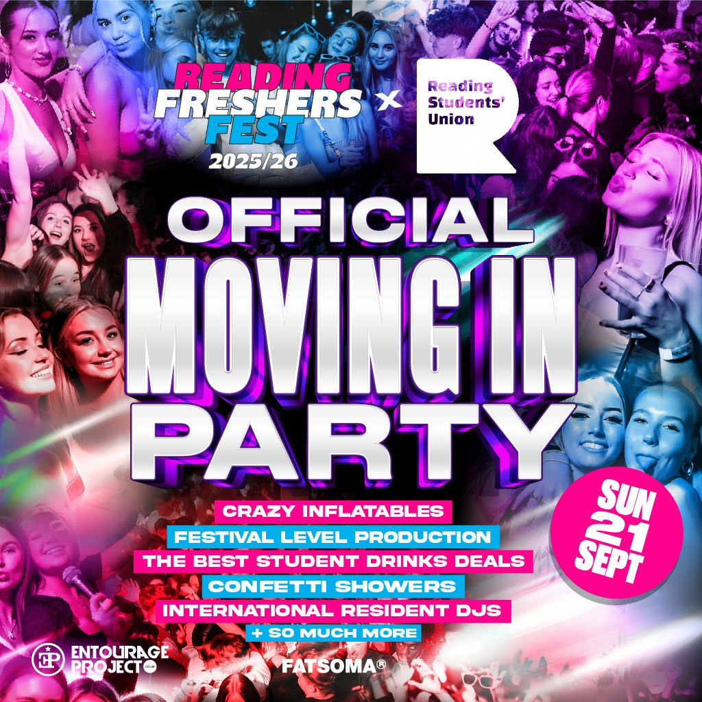 Reading’s Official Moving In Party 🚀 ON SALE NOW!