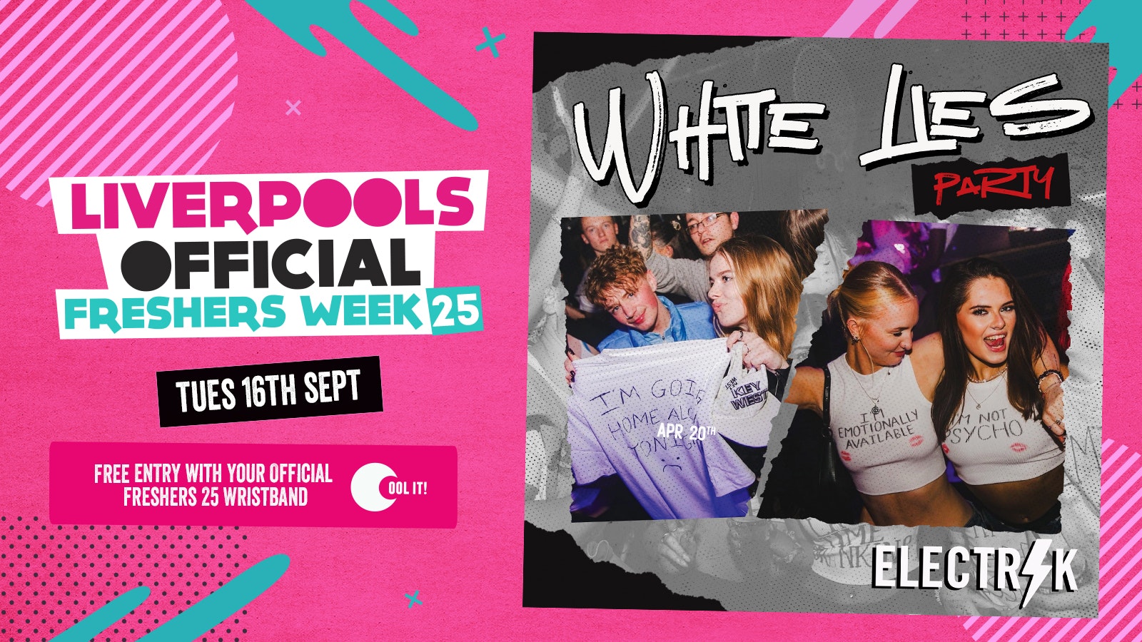 DAY 3 – OFFICIAL EVENT 1 – THE WHITE LIES PARTY ⚪🖊️🗣️