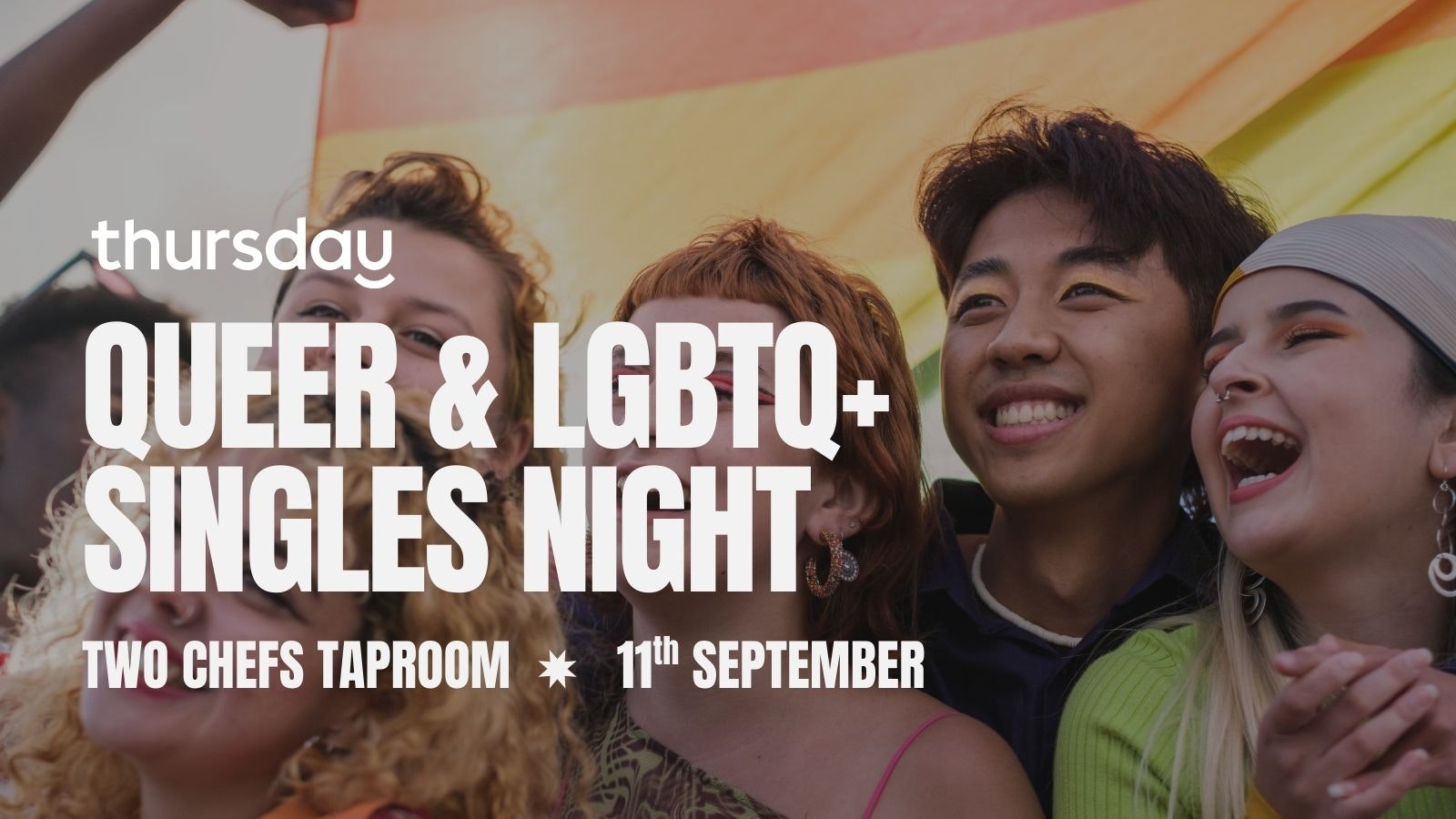 Thursday | Queer & LGBTQ+ Singles Night | Two Chefs Taproom & Terrace