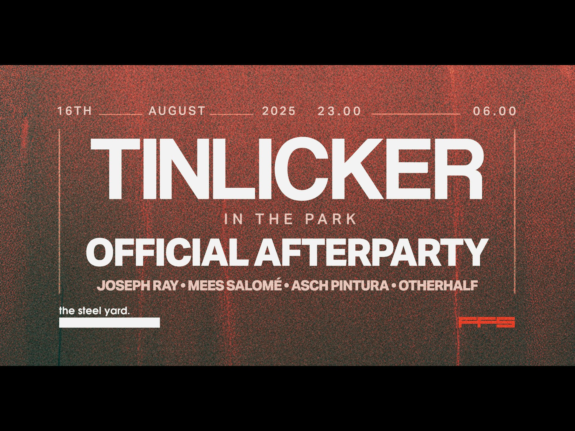Tinlicker in the Park: Official Afterparty w/ Joseph Ray, Mees Salome