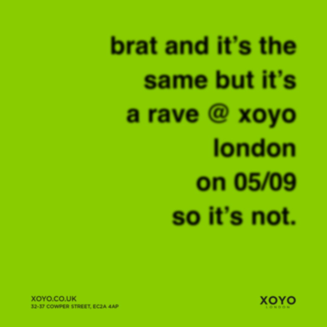 BRAT : London’s best brat party