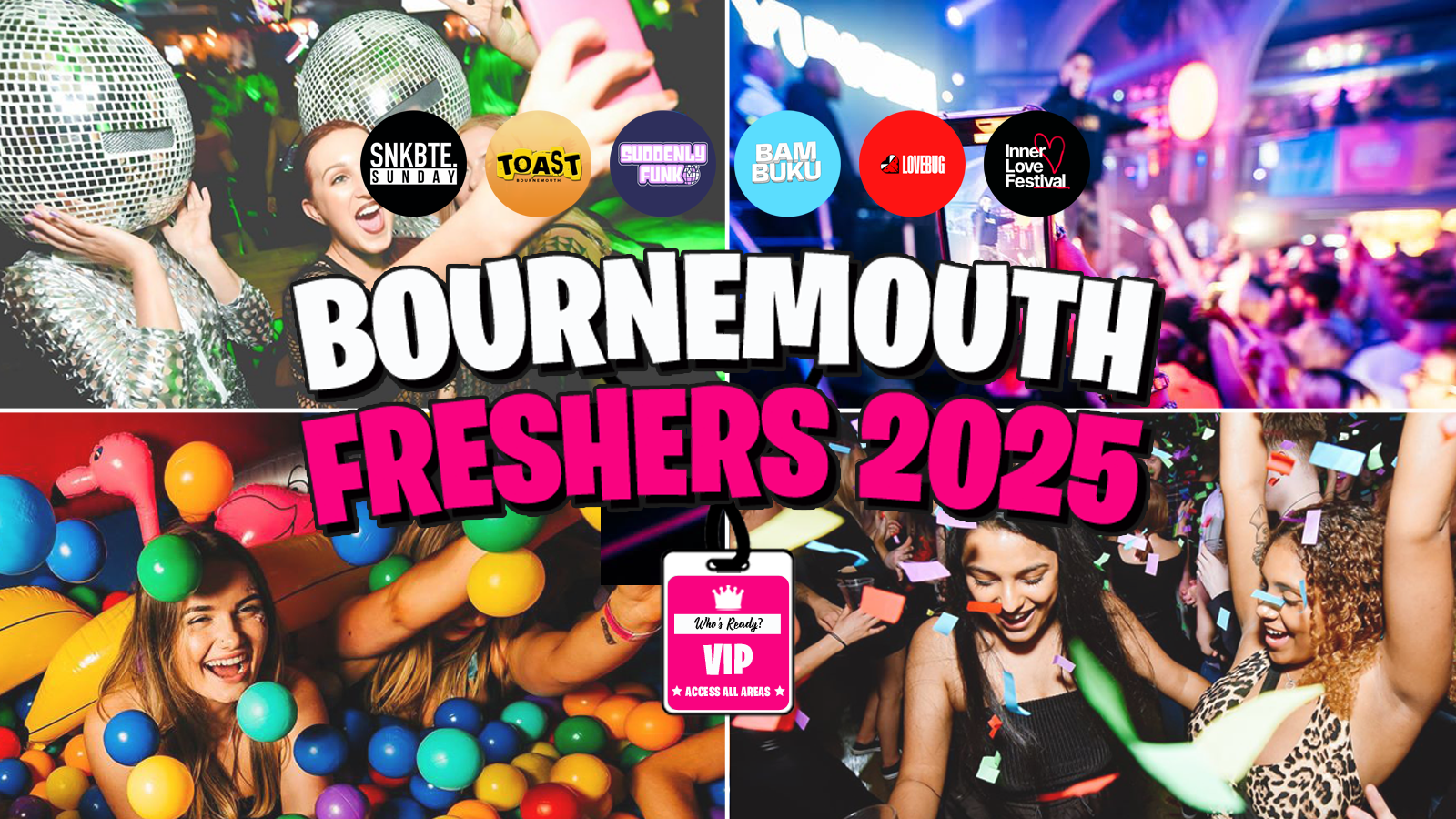 Bournemouth Freshers 2025 – FREE Pre-Sale Registration