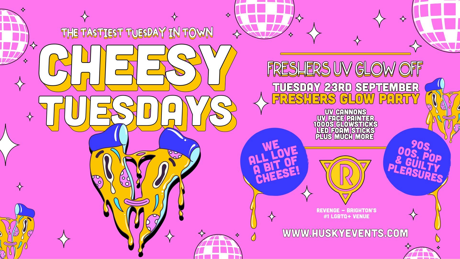 Freshers UV Glow Off x Cheesy Tuesdays | Revenge