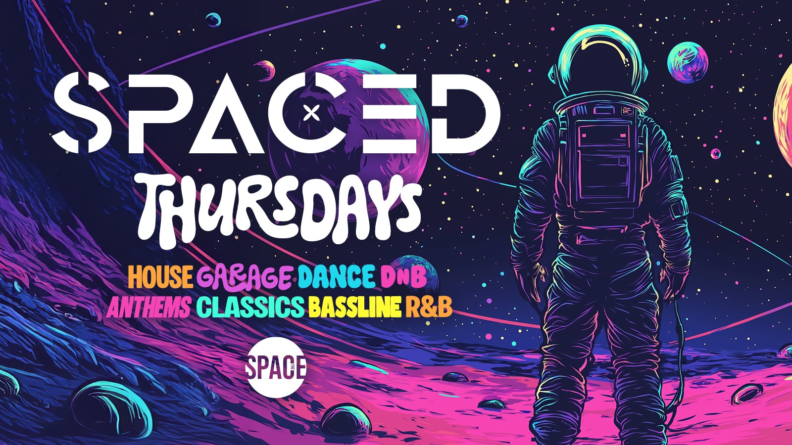 Spaced Thursdays @ Space Leeds – 2nd October