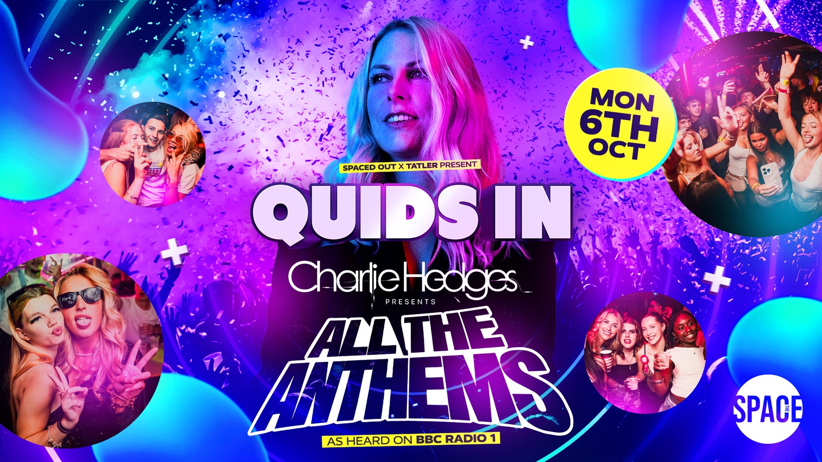 Quids In Presents Charlie Hedges @ Space Leeds – 6th October