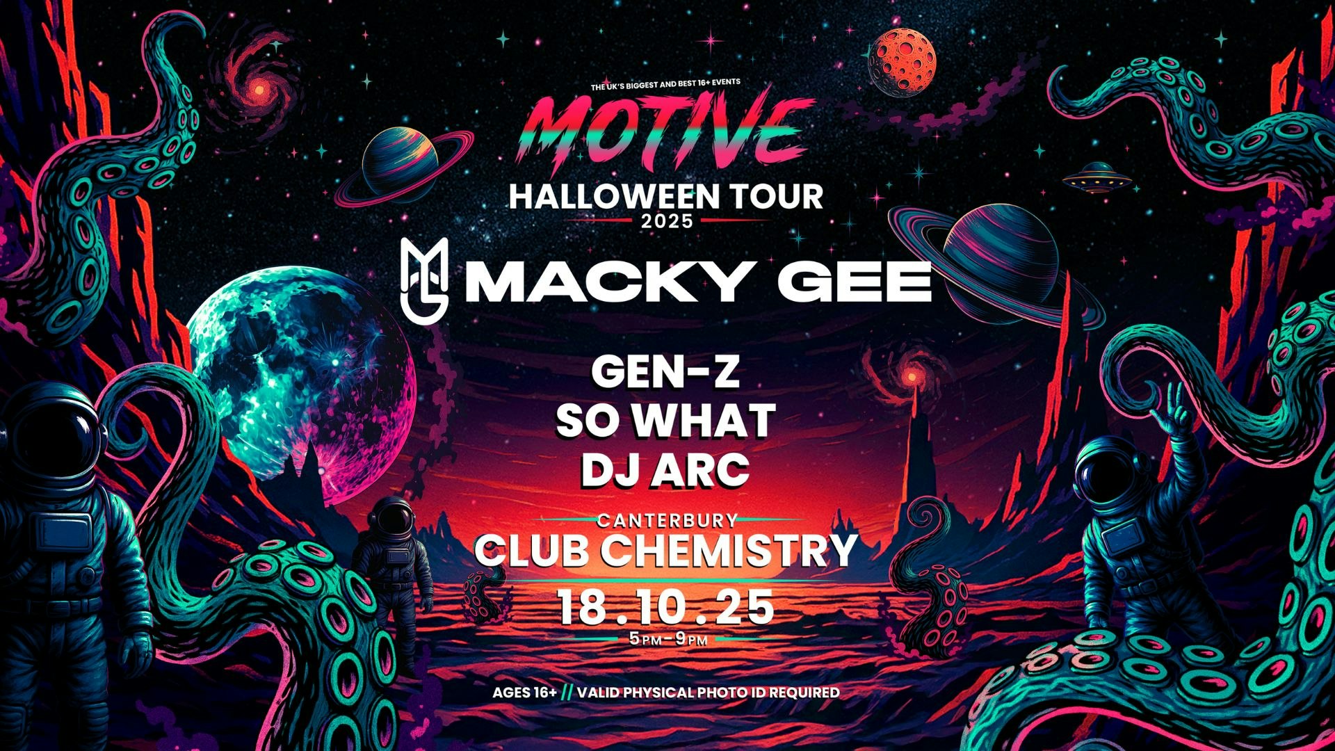 Canterbury 16-18 Halloween Rave