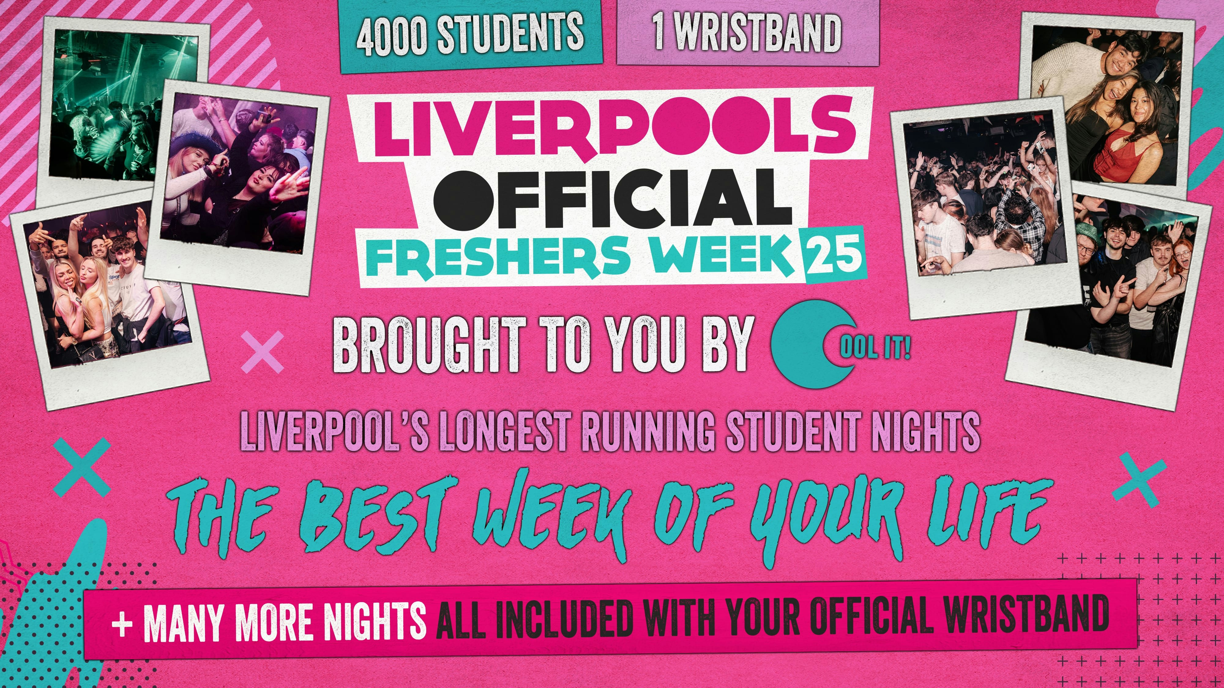 Liverpool’s OFFICIAL All Access Freshers Wristband 2025 🎟️ ‼️ 77% SOLD OUT ‼️
