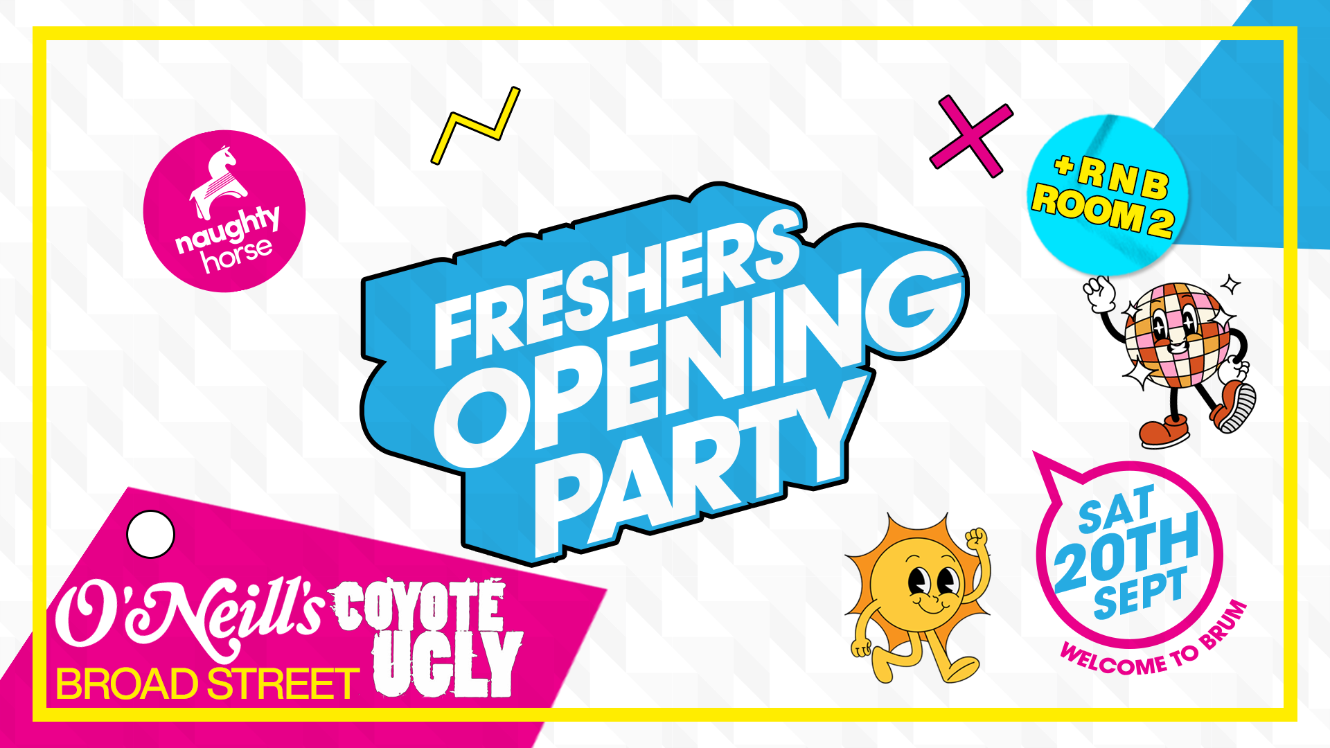 UOB Freshers Opening Party 2025 // Now 2 Venues Due To Demand! [Tickets Selling Fast]
