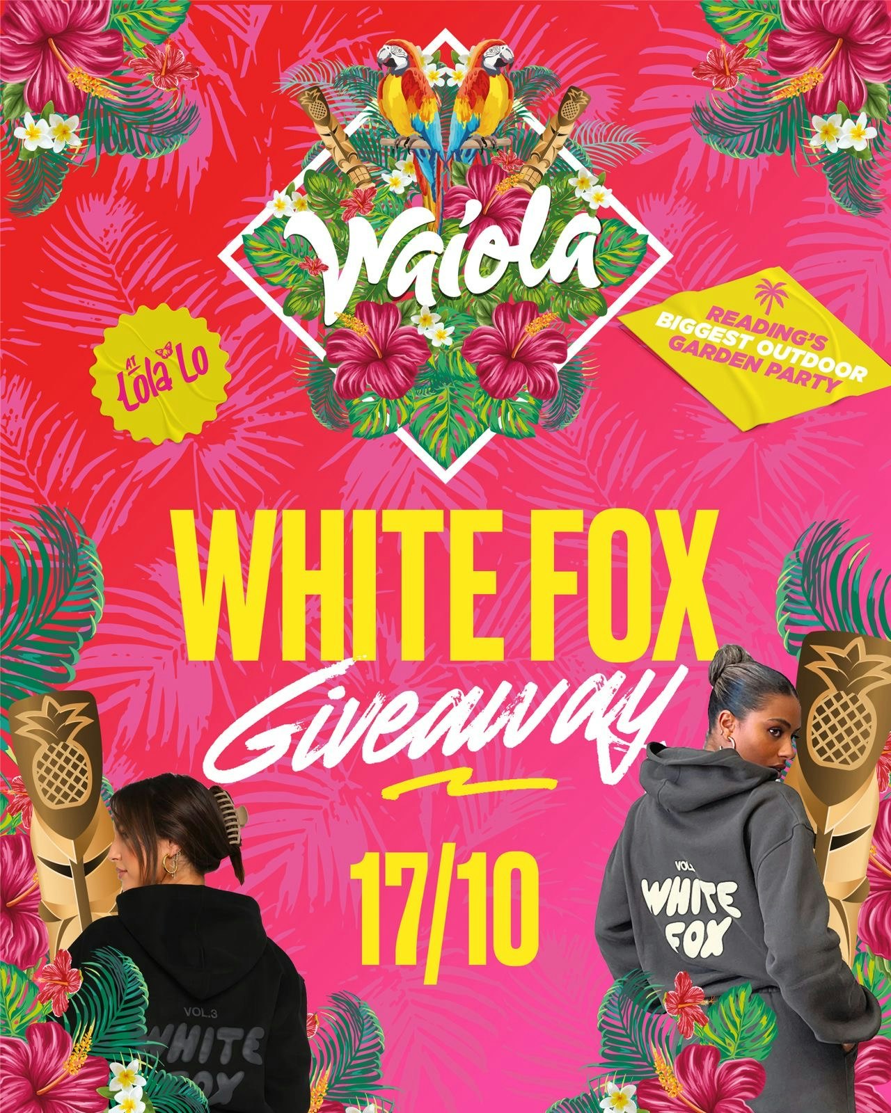 Waiola : WHITE FOX GIVEAWAY 🥳