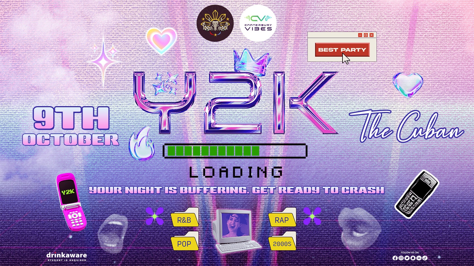 Y2K Party – Freshers Icebreaker Edition