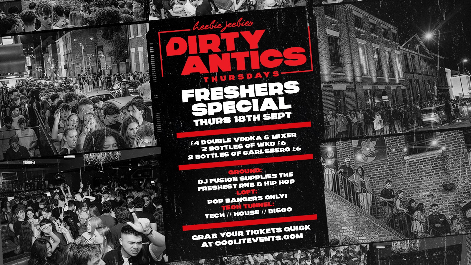 🔺 DIRTY ANTICS 🔺 – The UK’s BIGGEST Thursday Night ‼️SOLD OUT ‼️