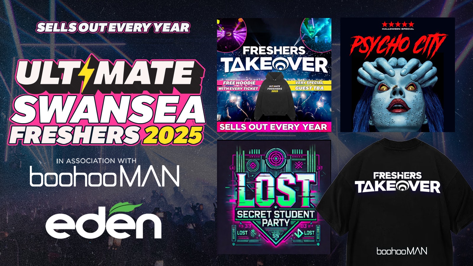 ULTIMATE SWANSEA FRESHERS 2025 ⚡ PAYDAY FLASH SALE 20% OFF! 🎓 ⚠️ ONLY 50 AVAILABLE!! FREE Freshers T-Shirt Limited Availability!