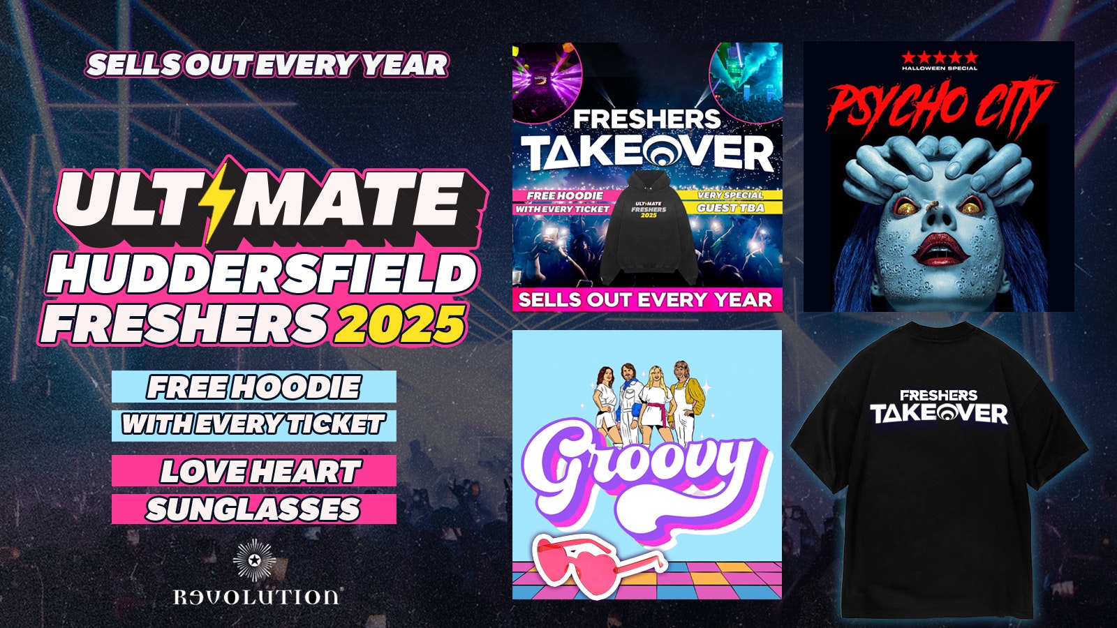 ULTIMATE HUDDERSFIELD FRESHERS 2025 ⚡ 🚨 FINAL 150 TICKETS! 🚨