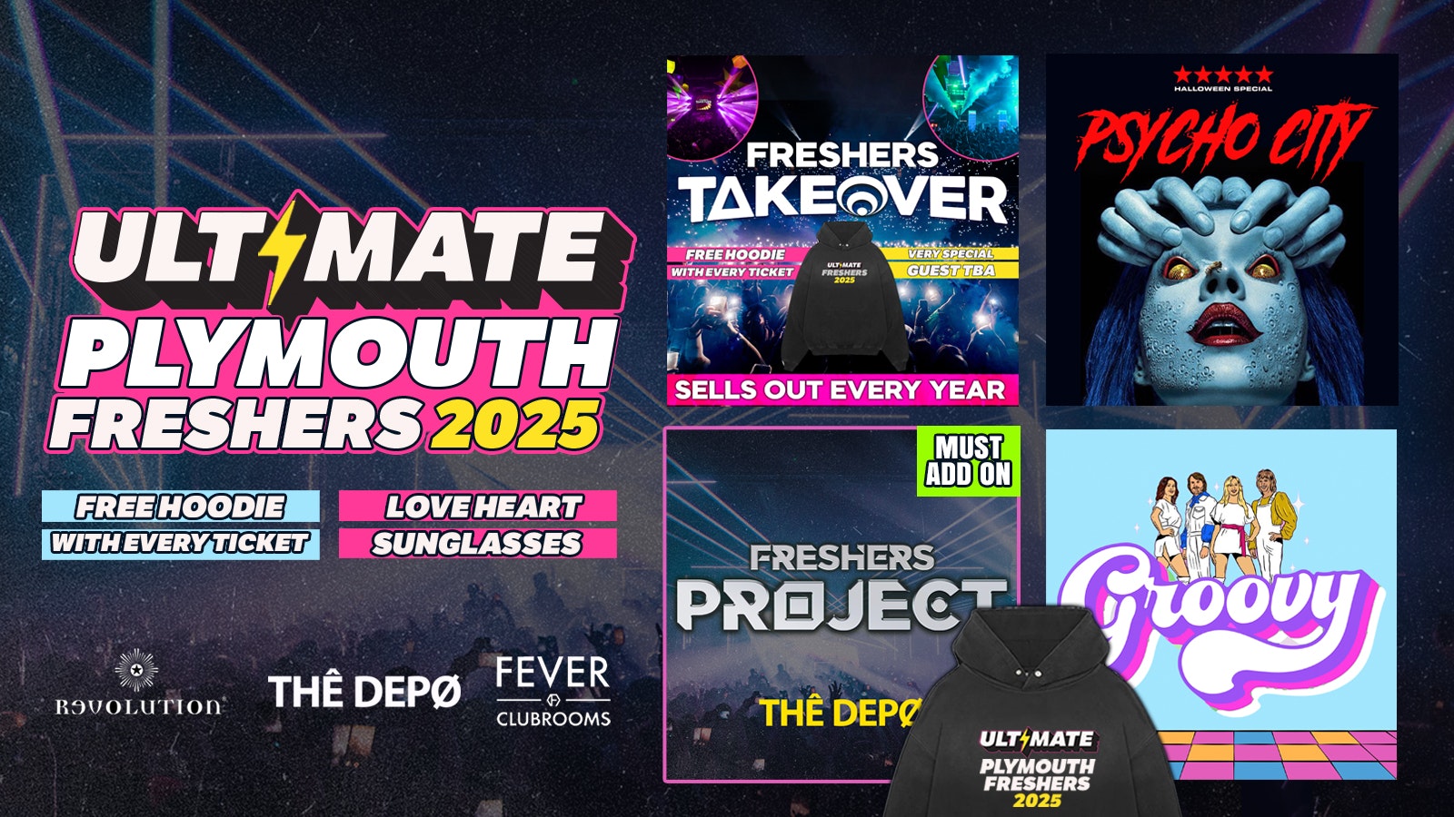 ULTIMATE PLYMOUTH FRESHERS 2025 ⚡ 🚨 FINAL 150 TICKETS! 🚨