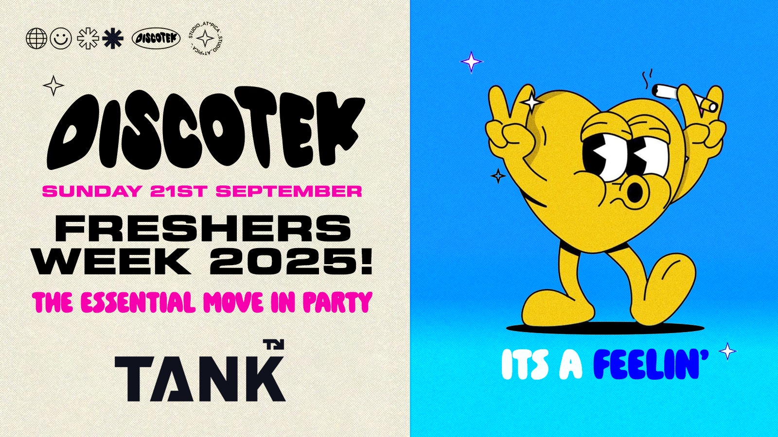 DISCOTEK! 🚨 FINAL 150 TICKETS! 🚨 Freshers Move In Party 🧃