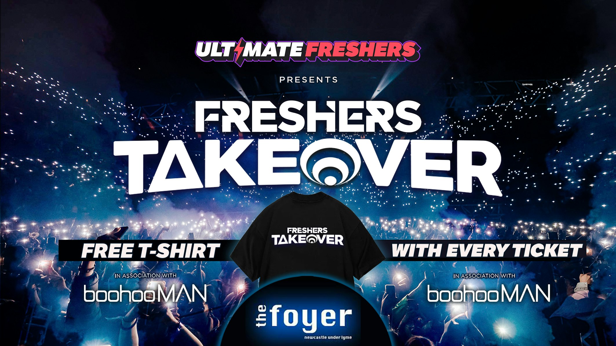 ULTIMATE STOKE FRESHERS 2025 ⚡ 🚨 FINAL 150 TICKETS! 🚨 Hanley Freshers 2025 – Keele & Staffordshire