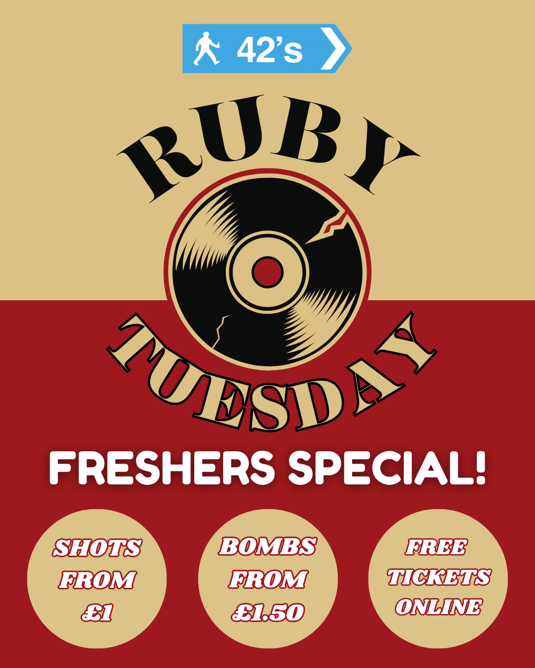 Ruby Tuesday – Freshers Special