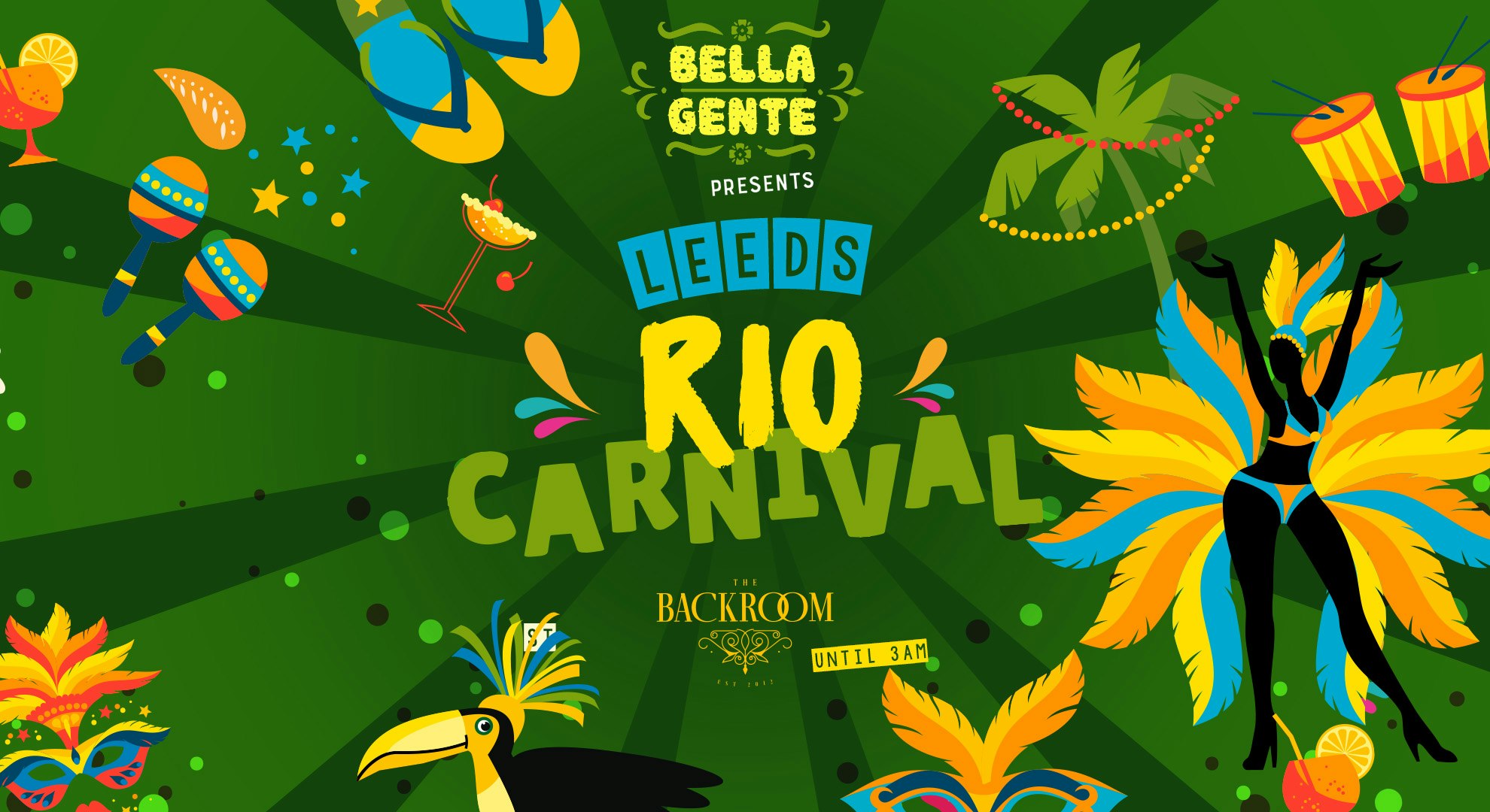 💃Rio Carnival Special x Bella Gente :: Reggaeton vs RnB & Hip Hop @ The Backroom
