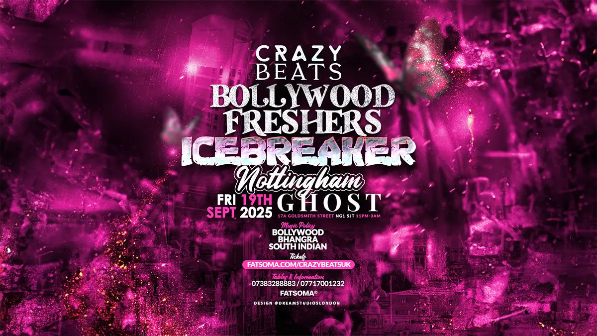 BOLLYWOOD FRESHERS ICEBREAKER ️ | NOTTINGHAM at Ghost Nottingham ...