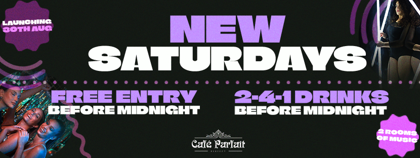 Brand New Saturdays at Cafe Parfait: The Launch Party