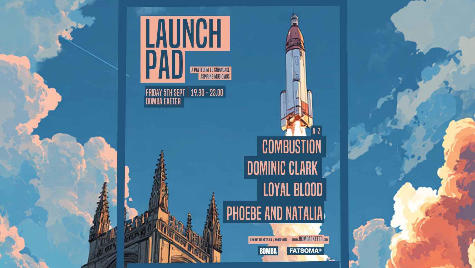 Launch Pad – Live Band Night – Bomba Exeter